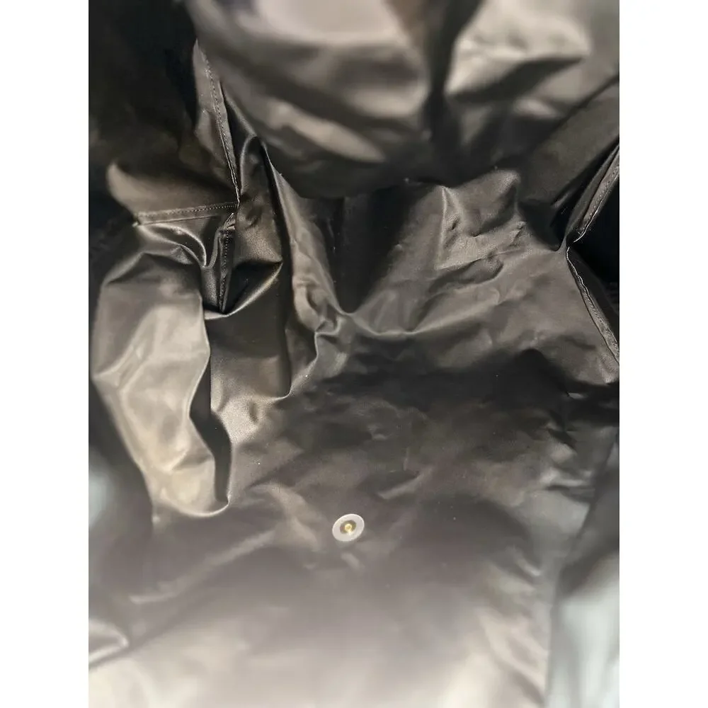 Longchamp Le Pliage Original XL Travel Bag Black Nylon Leather Handles